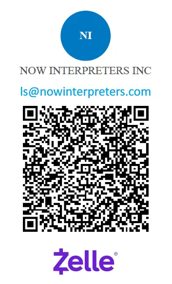 Zelle QR code for payment